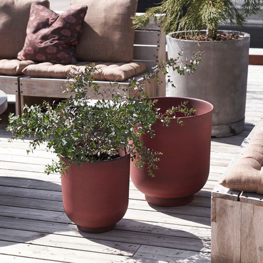 House Doctor Vig Planter Burnt Henna