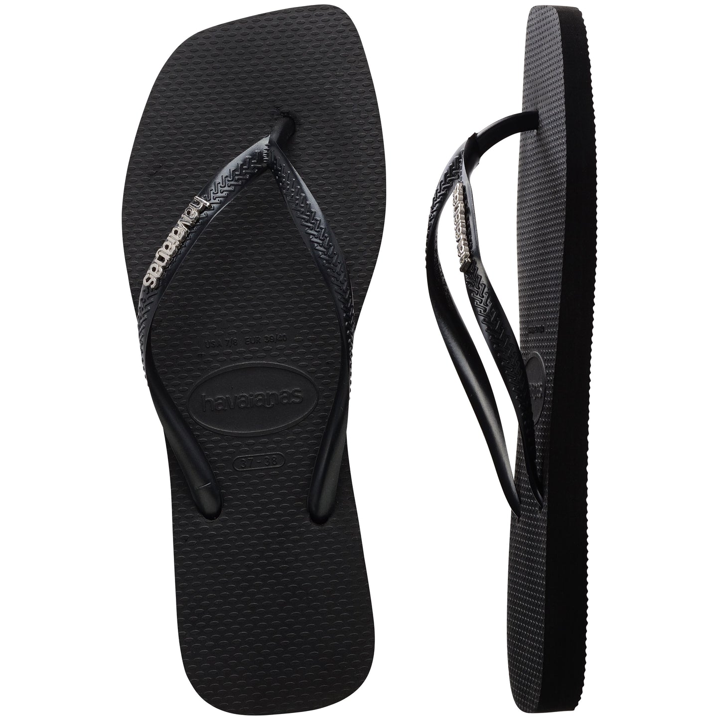 Havaianas Slim Square Logo Metallic