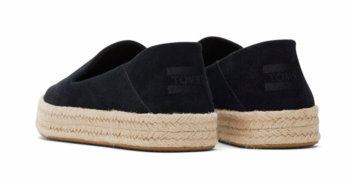 TOMS Carolina Black Suede