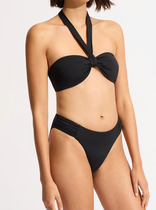 Seafolly Collective High Leg Ruched Side Bikini Bottom