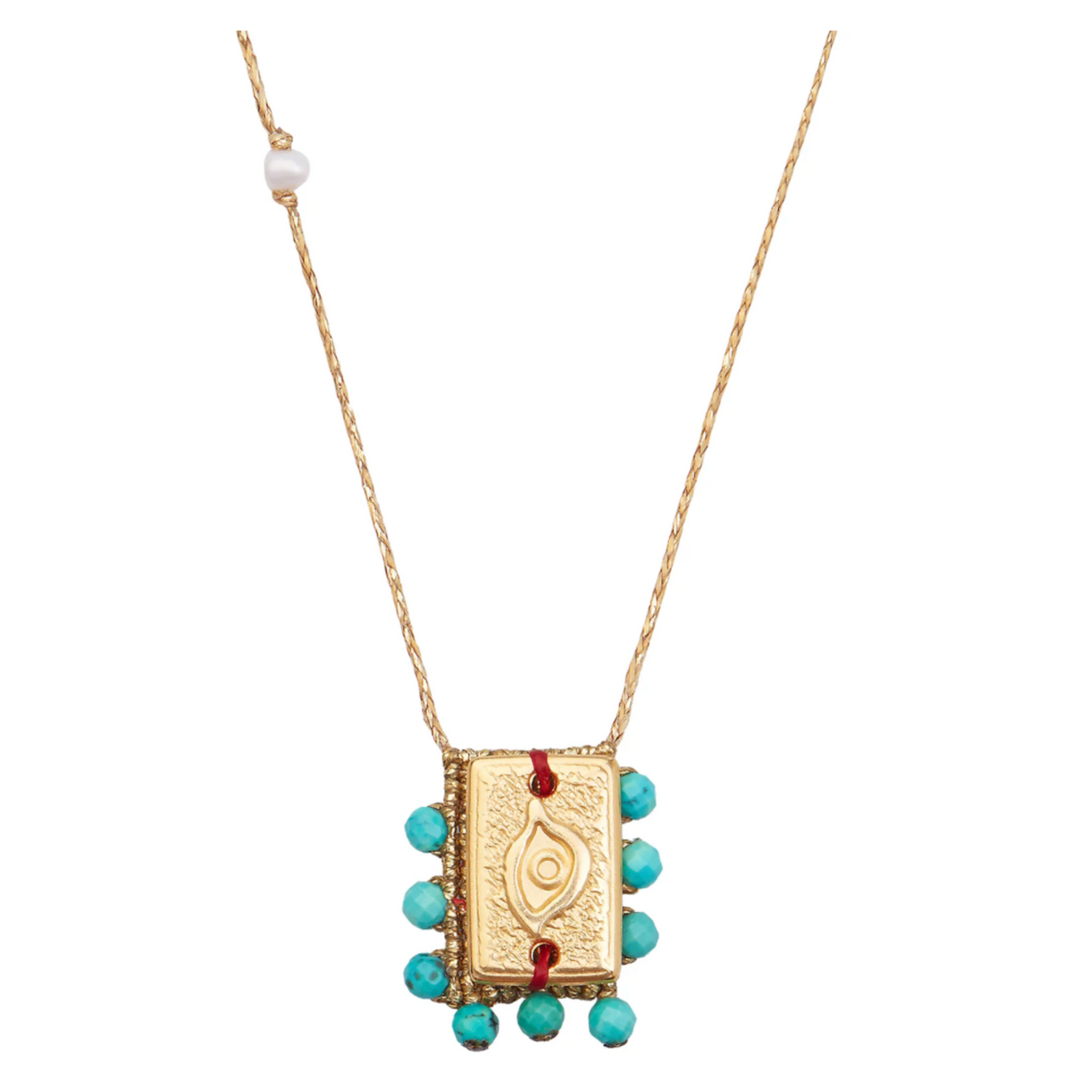 Essaouira Turquoise Pendant
