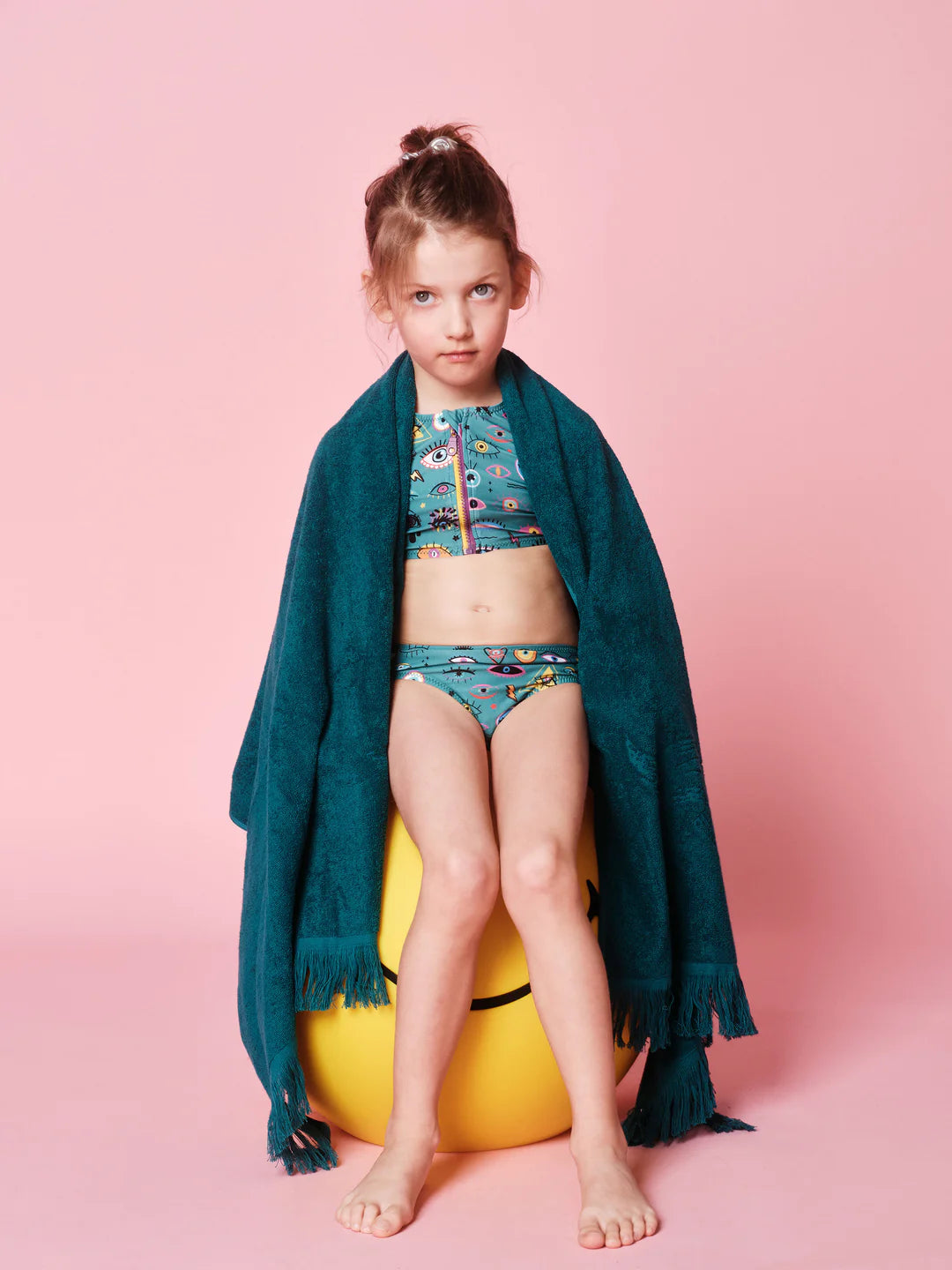 Kids Monochrome Beach Towel