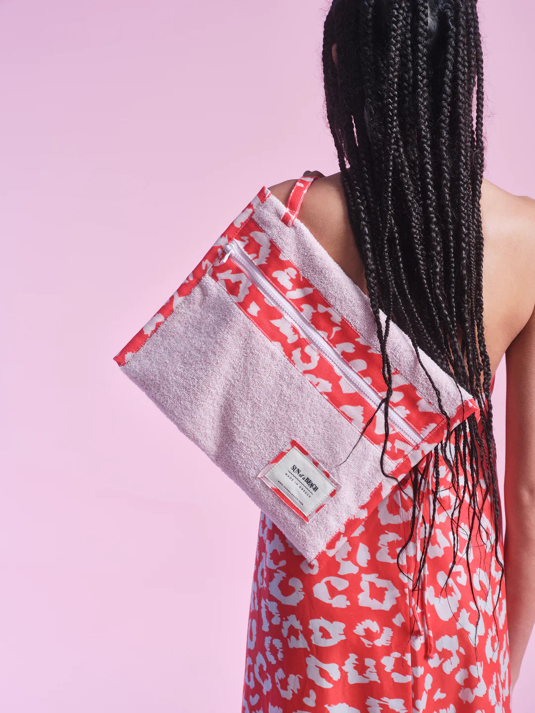 Waterproof Pouch Red Leopard