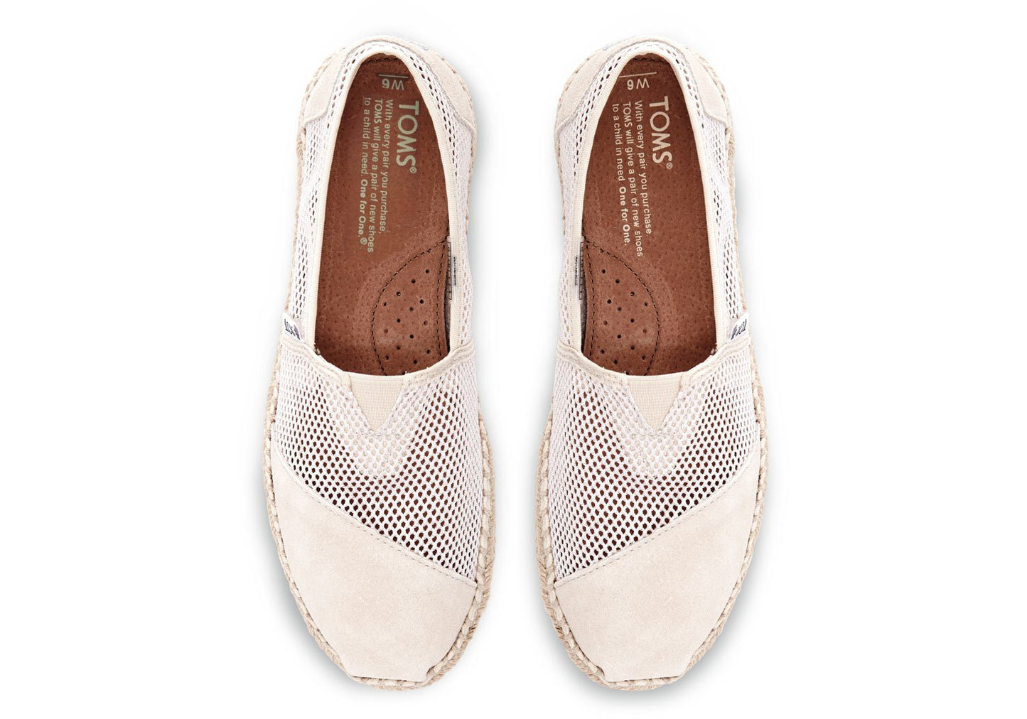 TOMS Classic Natural Mesh