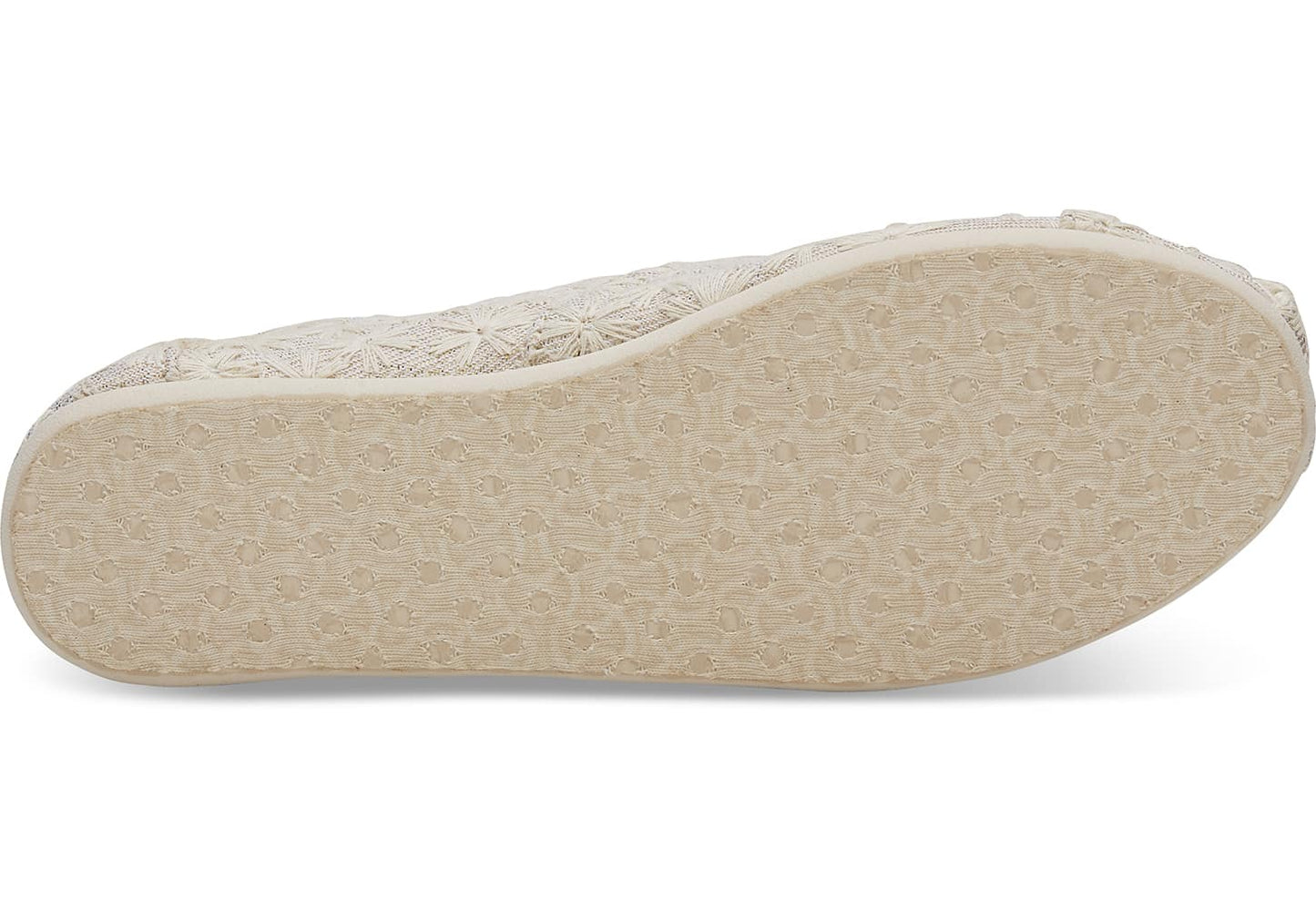 TOMS NATURAL DAISY METALLIC YOUTH CLASSICS