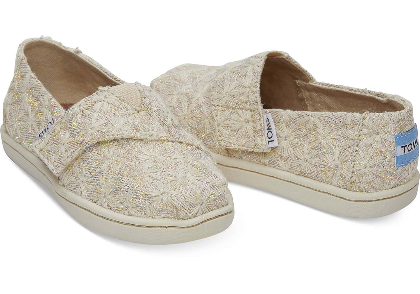 Toms Tiny Natural Daisy Metallic