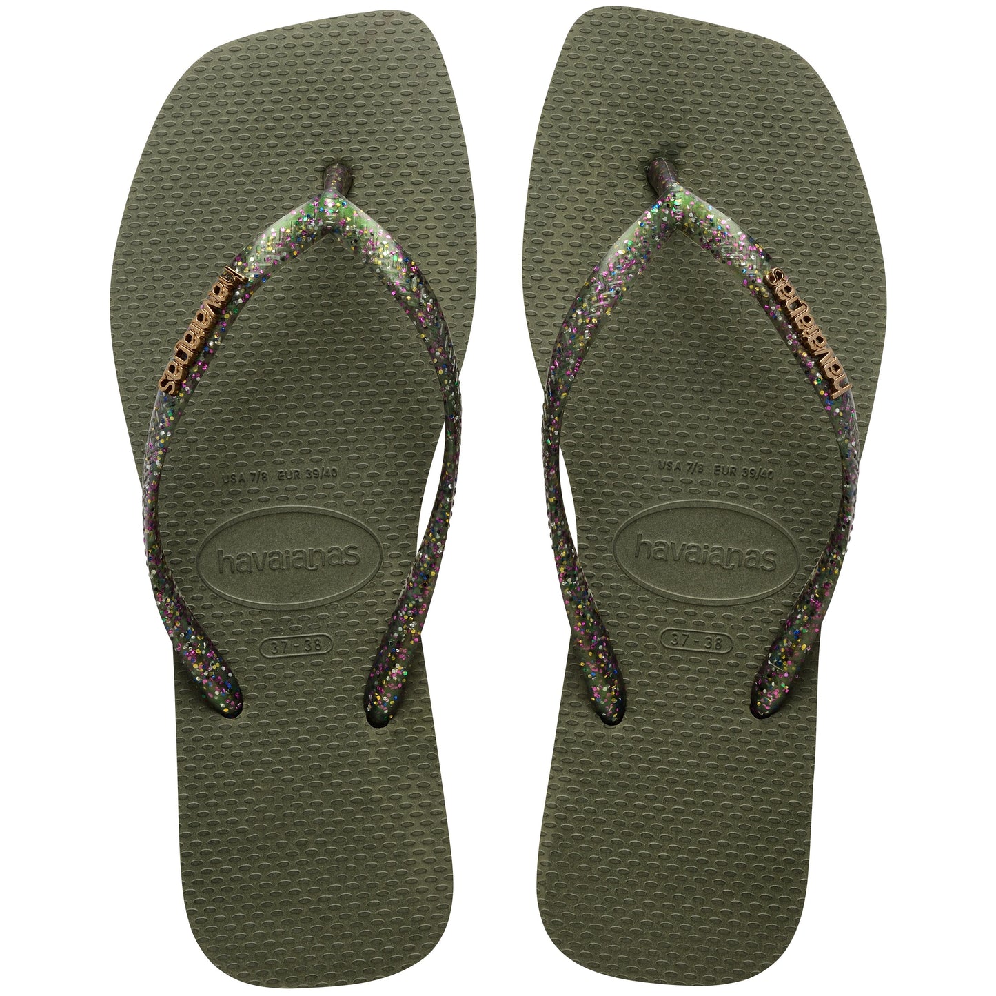 Havaianas Square Logo Metallic