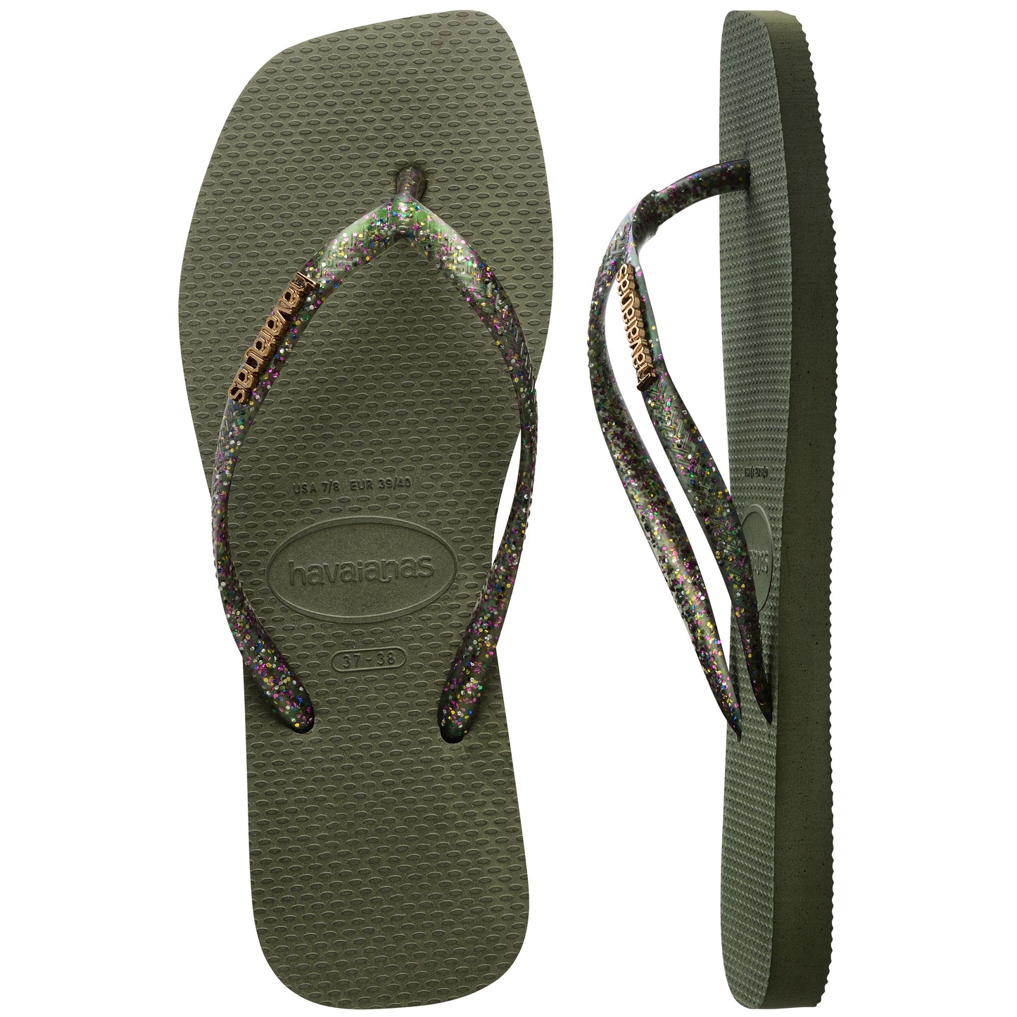 Havaianas Square Logo Metallic