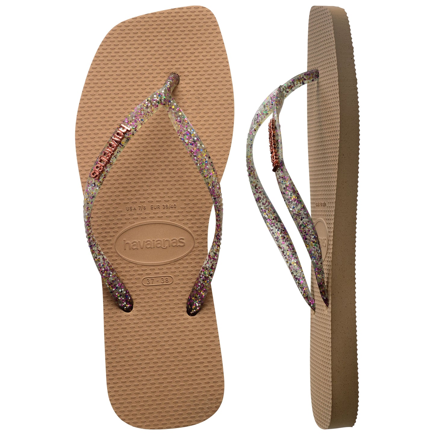 Havaianas Square Logo Metallic