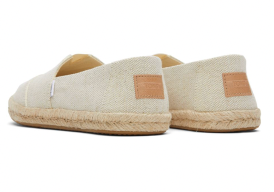 TOMS Natural Metallic Linen