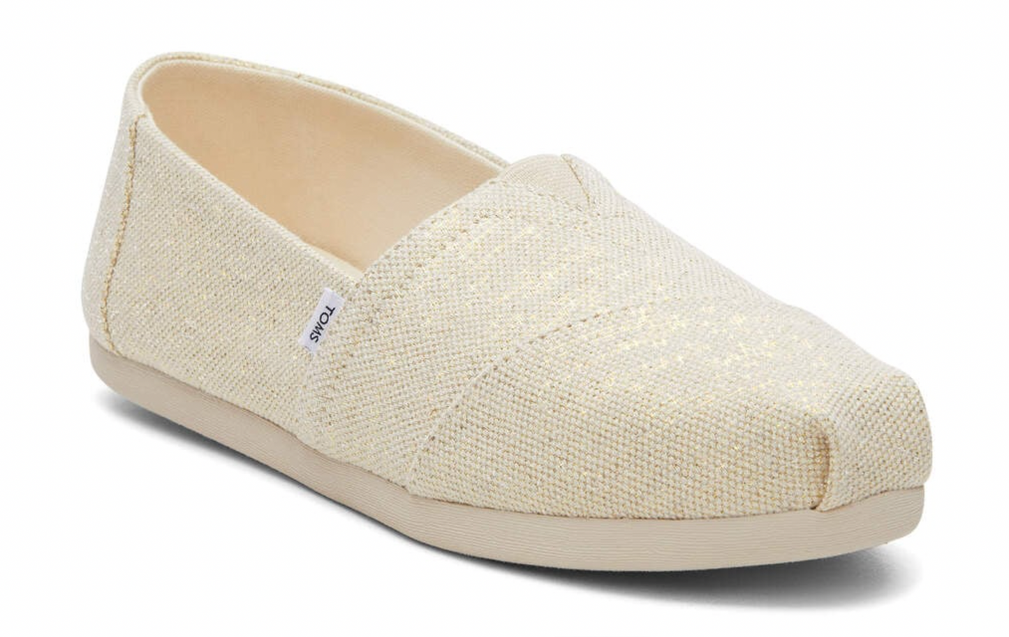 TOMS Metallic Linen Alpargata