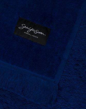 Belle Ile Velour Sapphire Blue