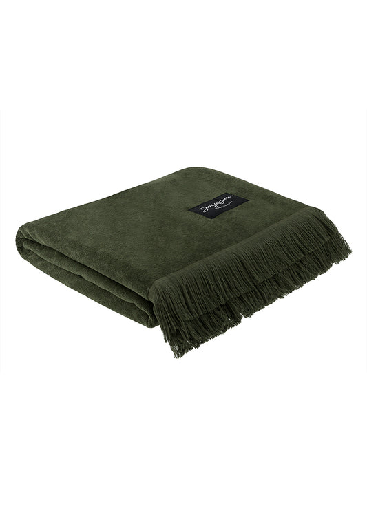 Belle Ile Velour Khaki