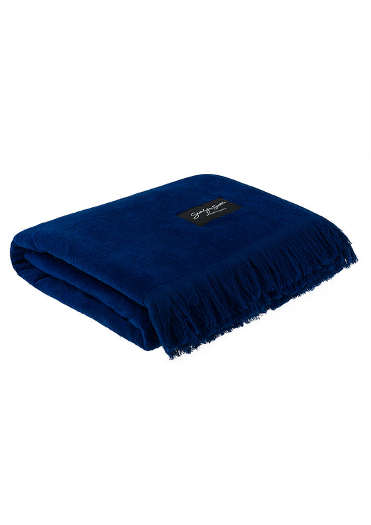Belle Ile Velour Sapphire Blue