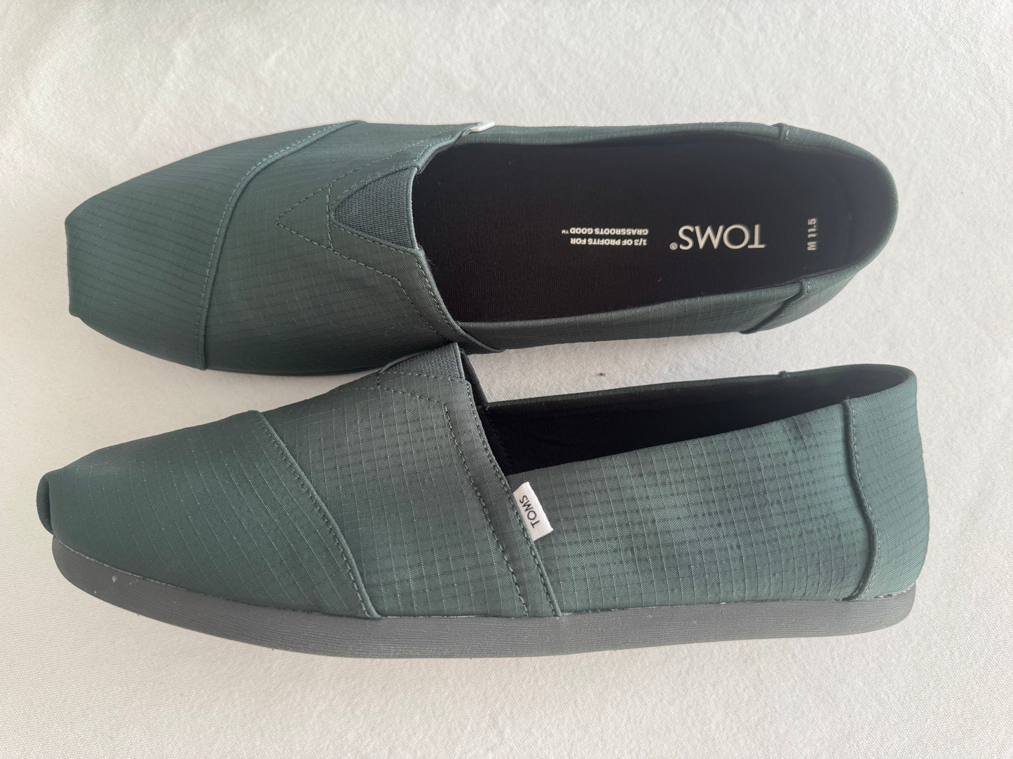 TOMS Dark Forrest Green Ripstop