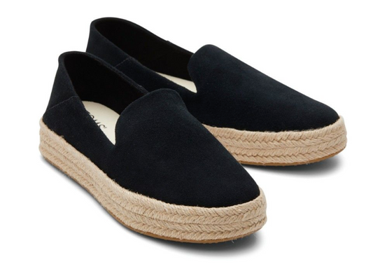 TOMS Carolina Black Suede