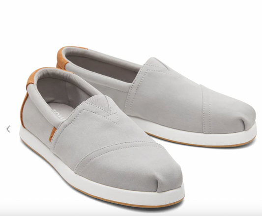 TOMS Alpargata FWD - Drizzle Grey Brushed Twill/Tan Suede