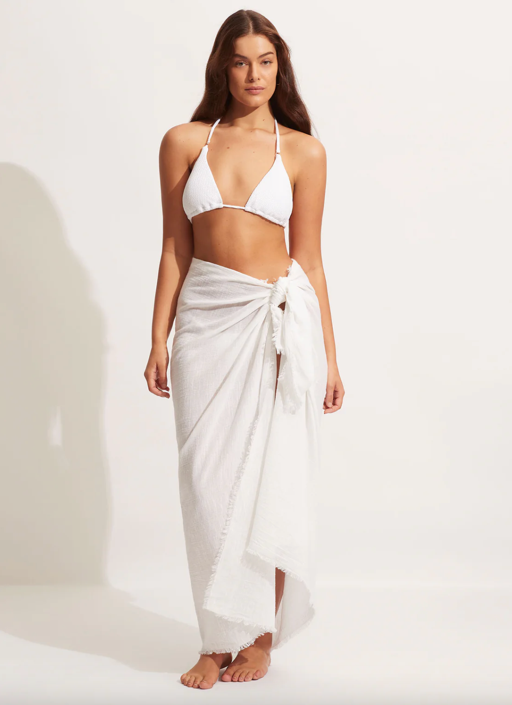 Seafolly Textured Cotton Beach Wrap