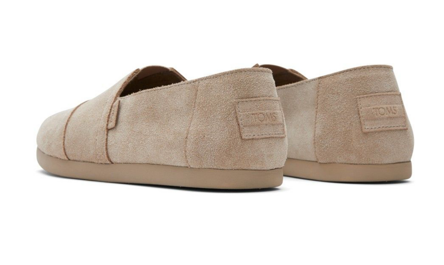 TOMS Dune Distressed Suede Alpargata Espadrille - Men