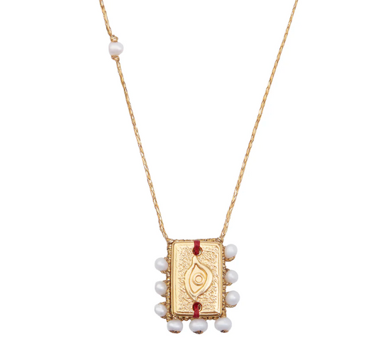 Irene Hussein - essaouira pearl pendant