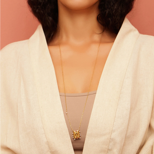 Irene Hussein - essaouira pearl pendant