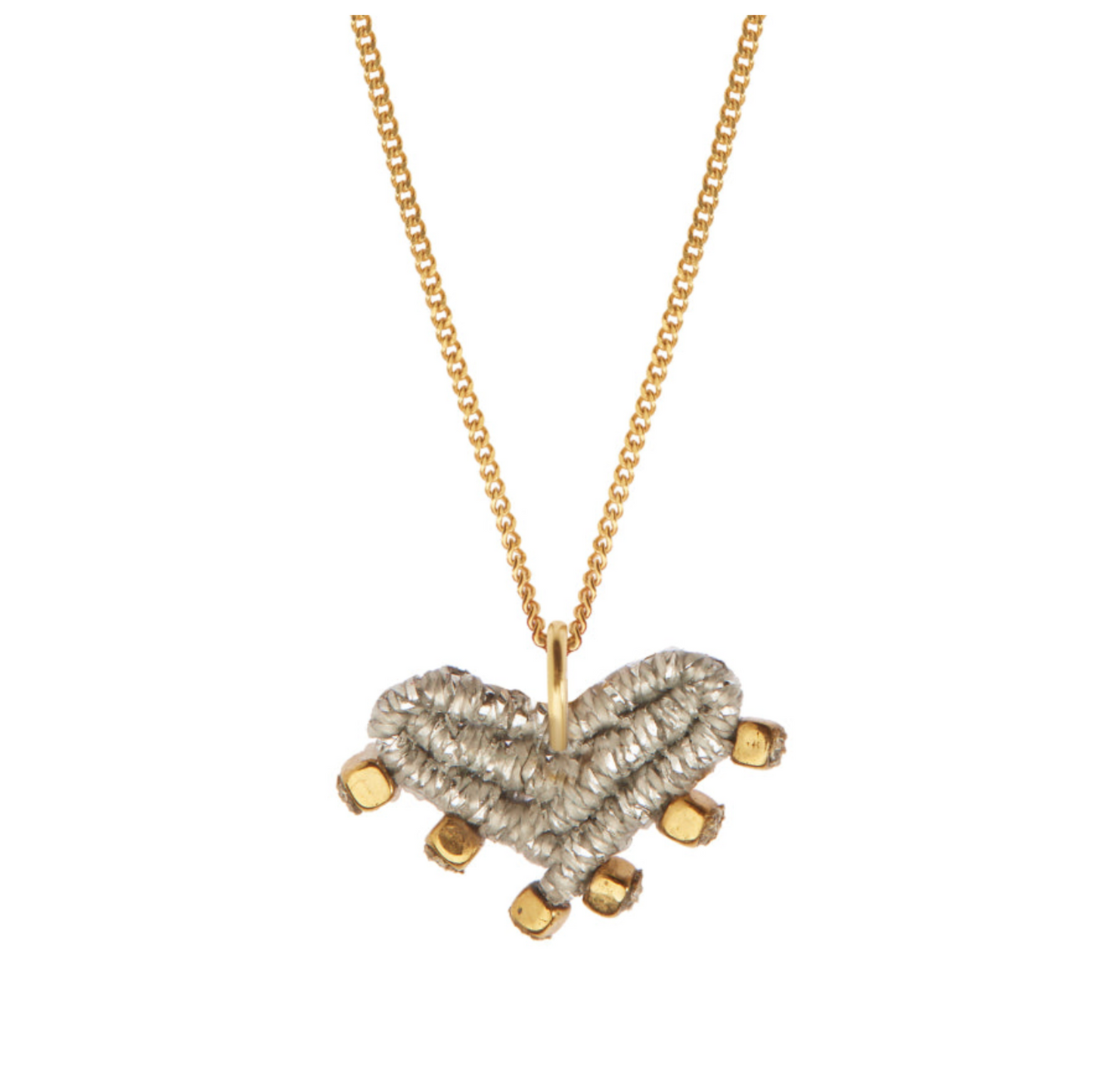 Irene Hussein - lucky love macrame necklace