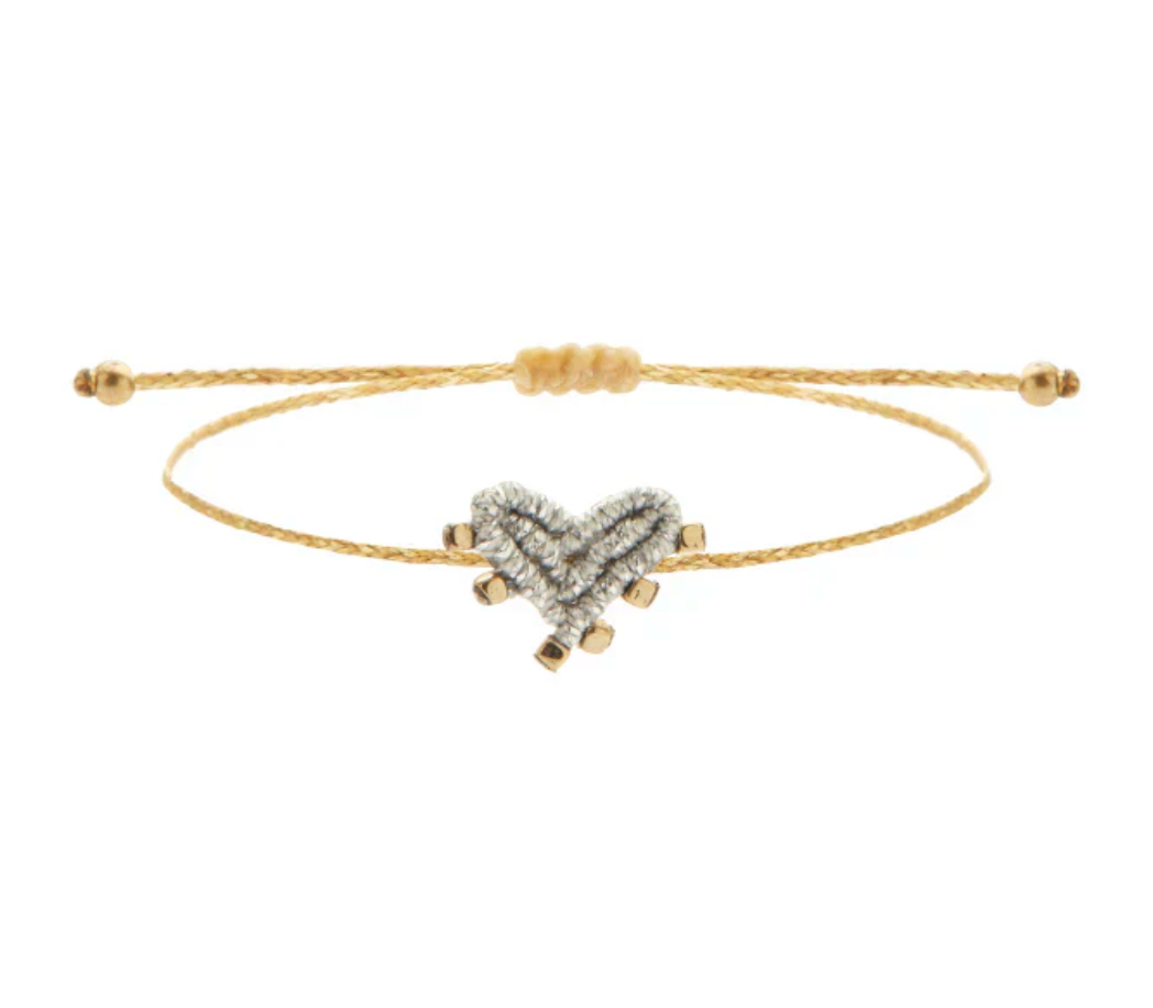 Irene Hussein - lucky love macrame bracelet