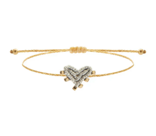 Irene Hussein - lucky love macrame bracelet