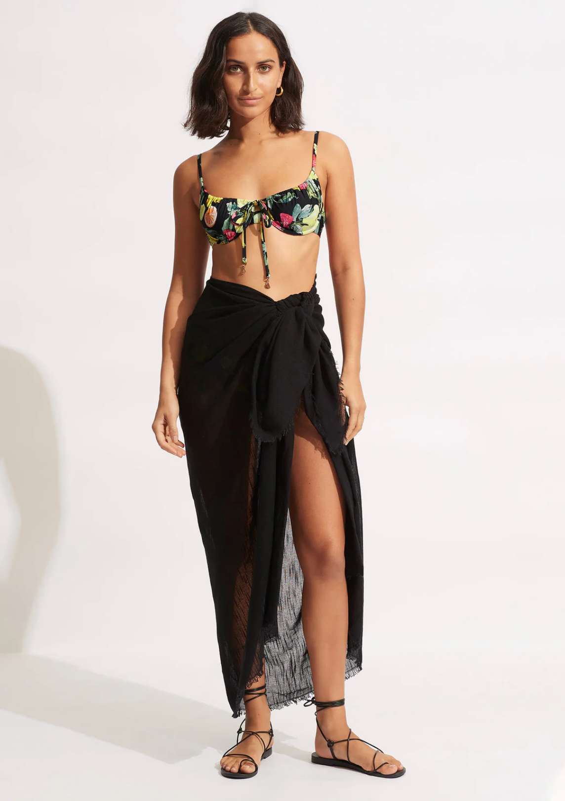 Seafolly Textured Cotton Beach Wrap