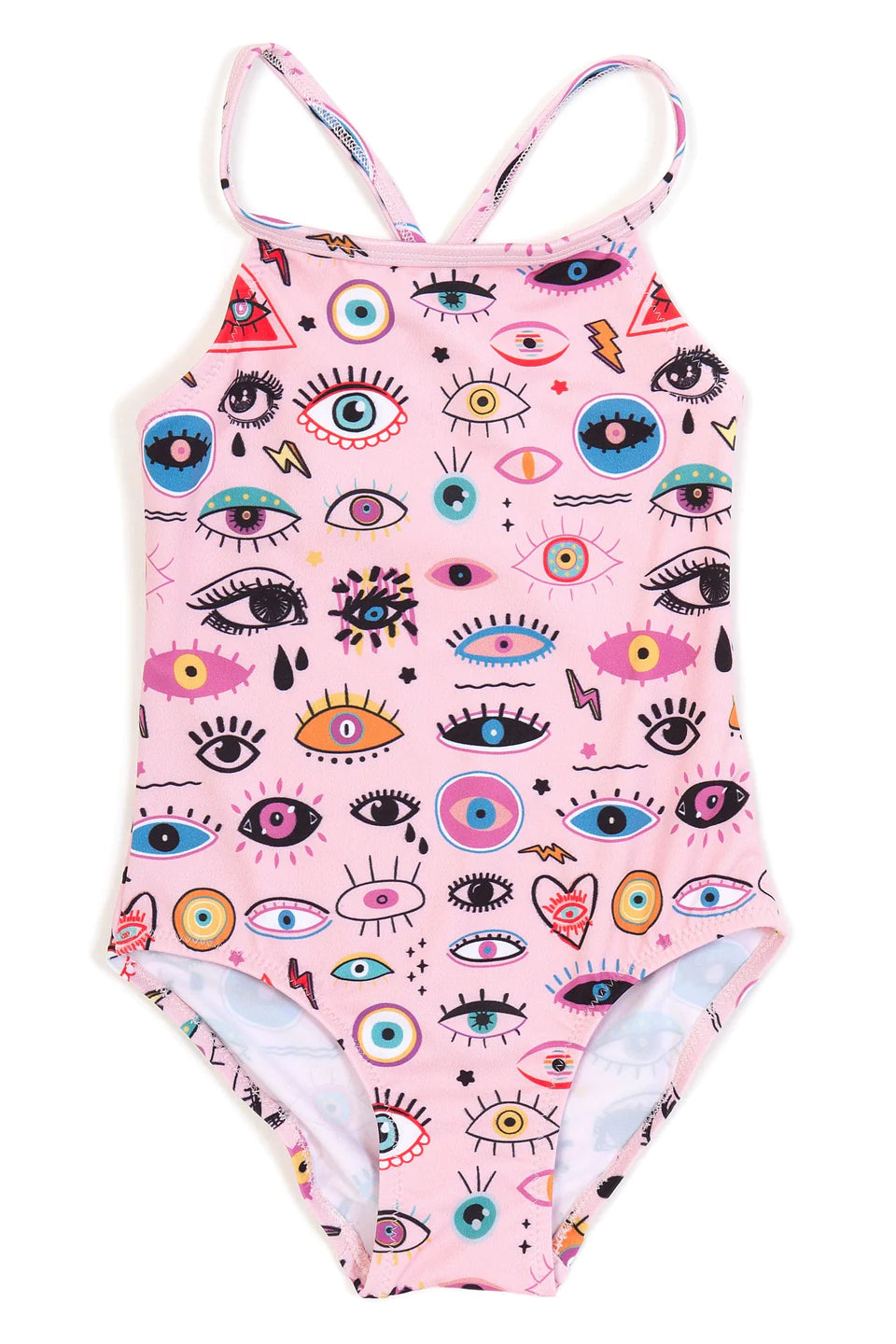 Girls' Swimsuit Electric Eyes