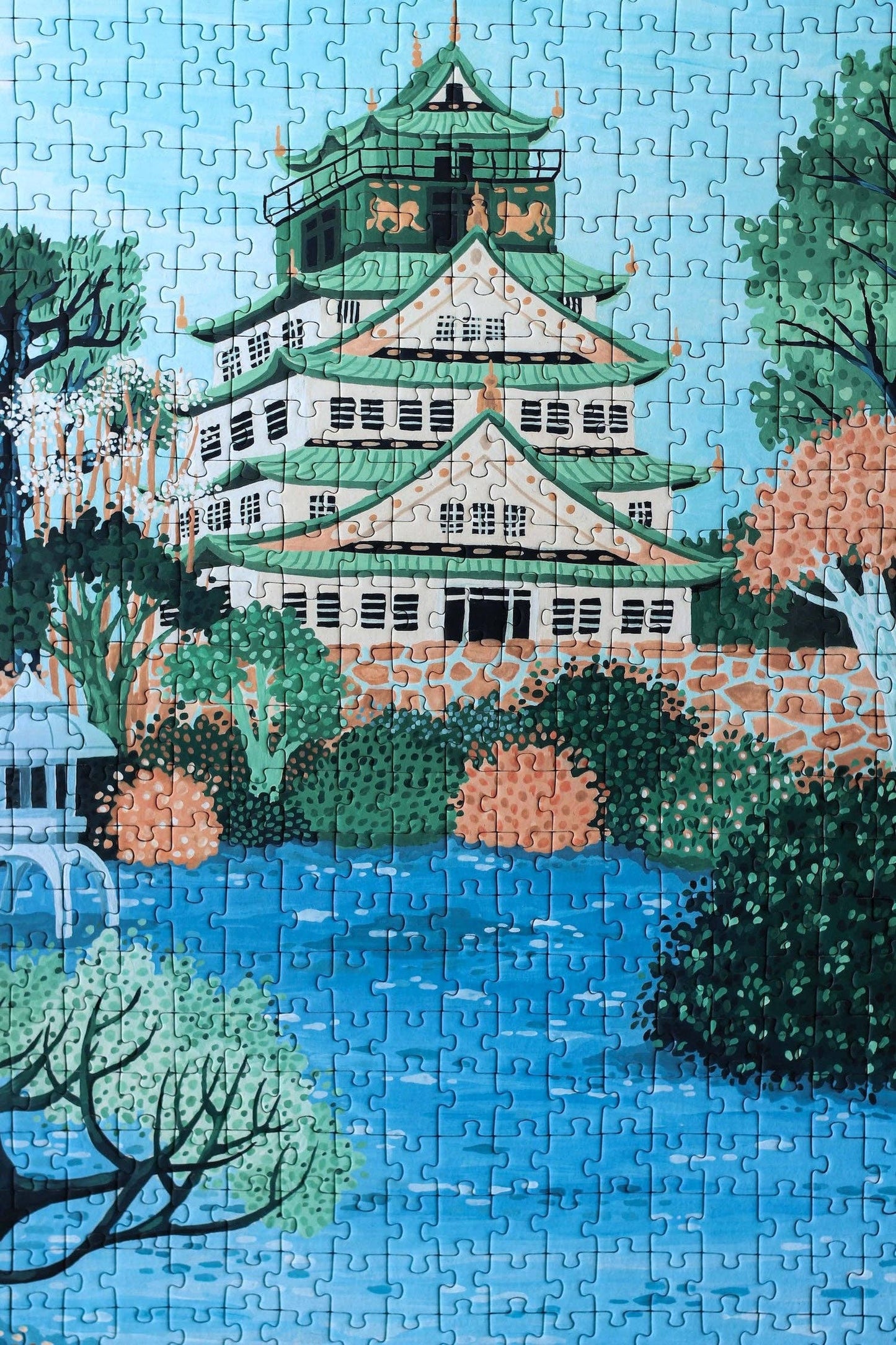 Osaka Castle puzzle, 500 pieces
