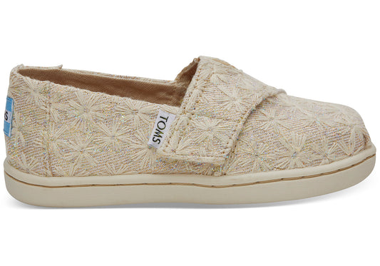 Toms Tiny Natural  Daisy Metallic