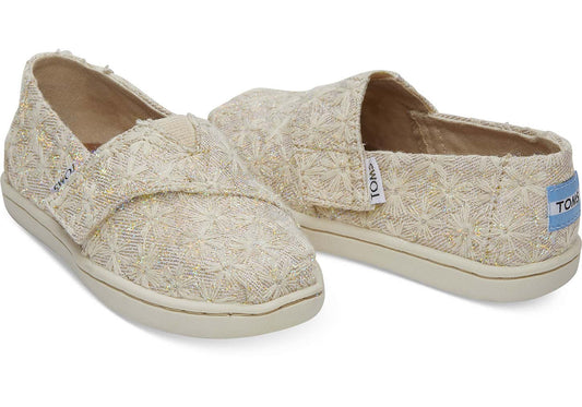 Toms Tiny Natural  Daisy Metallic