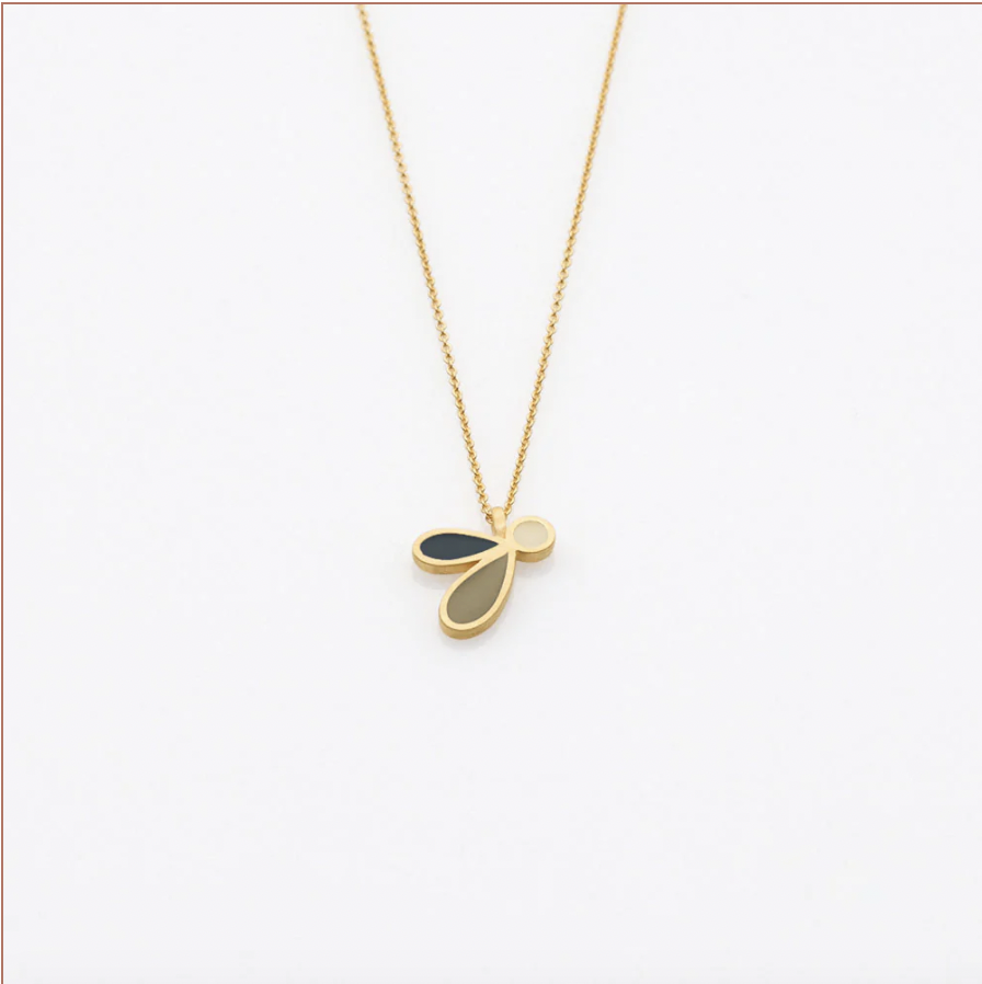 Palette Extended Bee Necklace Gold