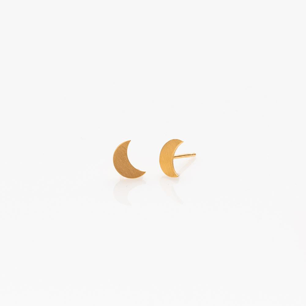 Toy  "crescent moon" stud earrings